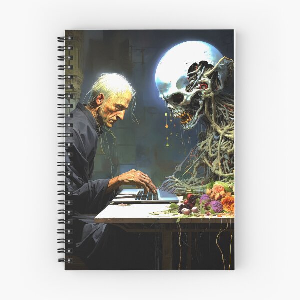 Item preview, Ghostly Spirit And Surreal Alien Using Cosmic Computer  designed and sold by DEC02.