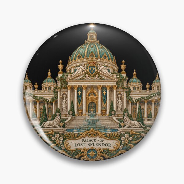 Item preview, Baroque Palace – Lost Splendor Royalcore Architectural Art designed and sold by Emoji Emblems.