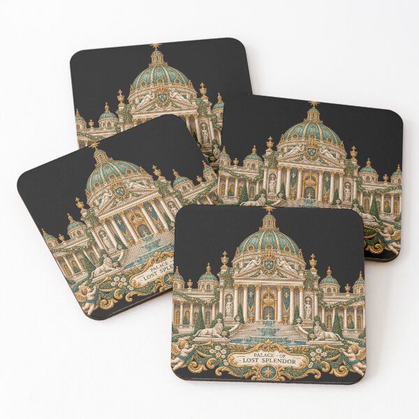 Item preview, Baroque Palace – Lost Splendor Royalcore Architectural Art designed and sold by Emoji Emblems.