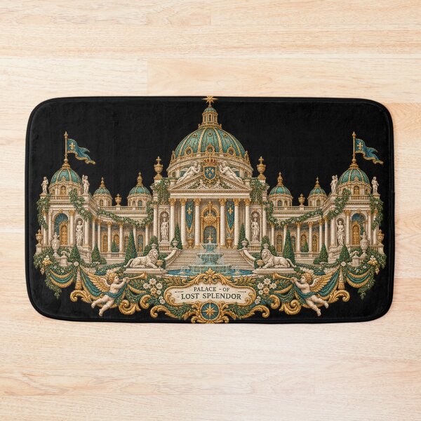 Item preview, Baroque Palace – Lost Splendor Royalcore Architectural Art designed and sold by Emoji Emblems.
