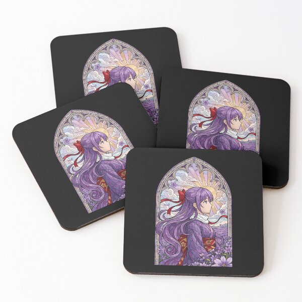 Item preview, Sakura Matou Fate Stay Night Purple Garden Stained Glass designed and sold by mildaclairmo.