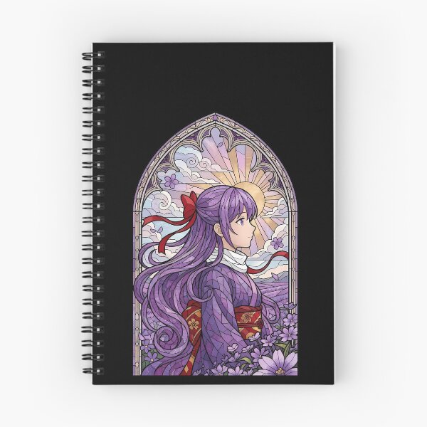 Item preview, Sakura Matou Fate Stay Night Purple Garden Stained Glass designed and sold by mildaclairmo.
