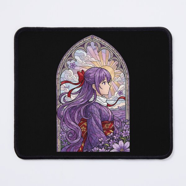 Item preview, Sakura Matou Fate Stay Night Purple Garden Stained Glass designed and sold by mildaclairmo.