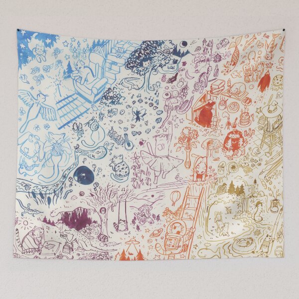 Item preview, Cat Land designed and sold by Lizzie Kelso.