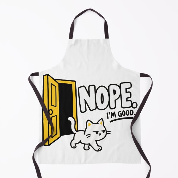 Item preview, Funny Cat "Nope, I'm Good" Open Door designed and sold by DesingsTR.