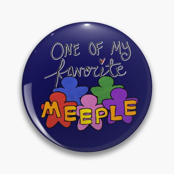 Item preview, One of My Favorite Meeple (Dark Backgrounds) designed and sold by E-B-Designs.