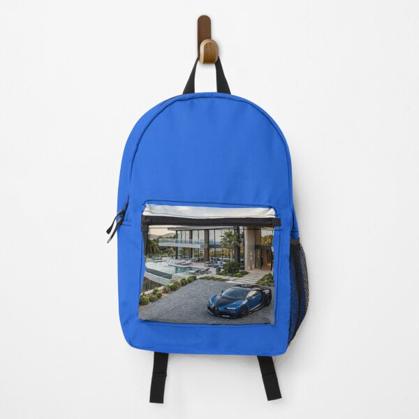 Item preview, Ultra Luxury Modern Mansion & Bugatti Hypercar Architectural Art designed and sold by AkilaCreations .