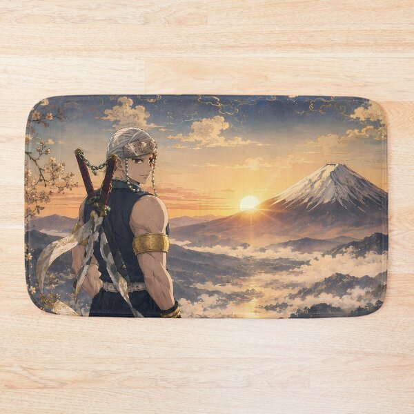 Item preview, Tengen Uzui Demon Slayer Mount Fuji Sunrise designed and sold by mildaclairmo.