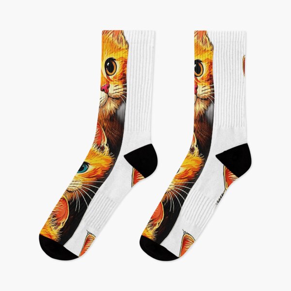 Item preview, Cute Orange Tabby Cats designed and sold by PlengPoomofArts.