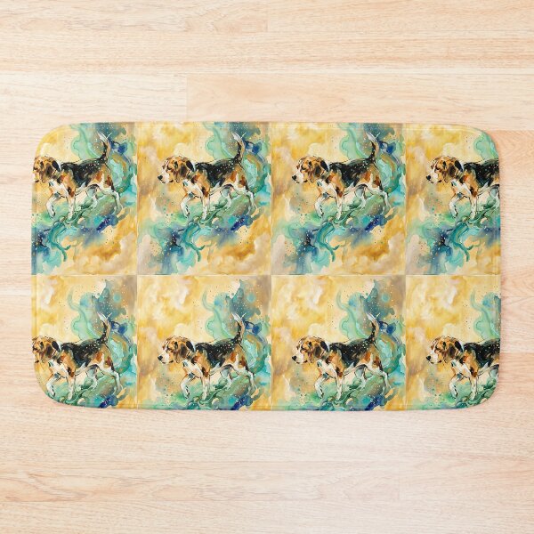Item preview, Beagle Cosmic Galaxy Abstract Art designed and sold by PictoVibe.