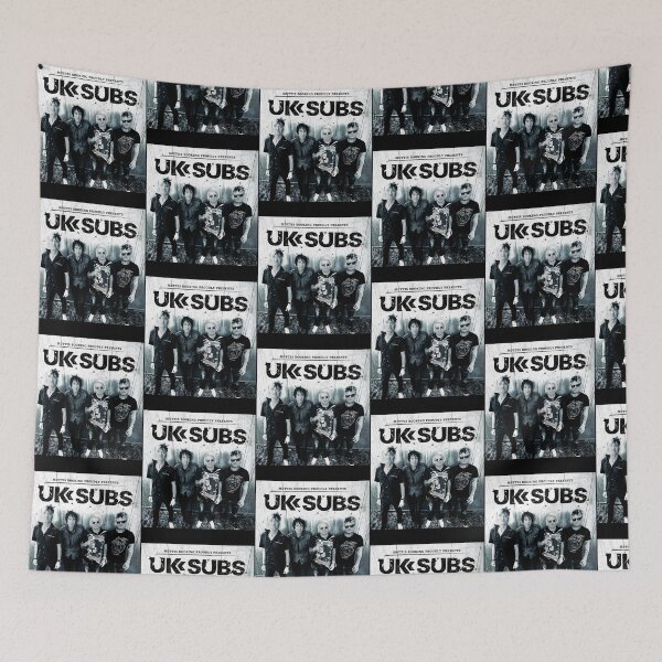 Item preview, UK Subs Punk Rock Band Legend Concert Vintage designed and sold by StuartMooreArt.
