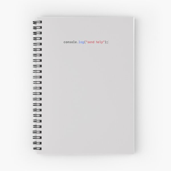 Item preview, Console Log Send Help Funny Developer T-Shirt designed and sold by Crestury.
