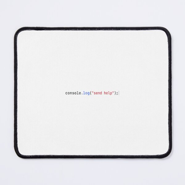 Item preview, Console Log Send Help Funny Developer T-Shirt designed and sold by Crestury.