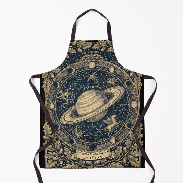 Item preview, Celestial Saturn Vintage Astronomy Lithograph designed and sold by sofiz.