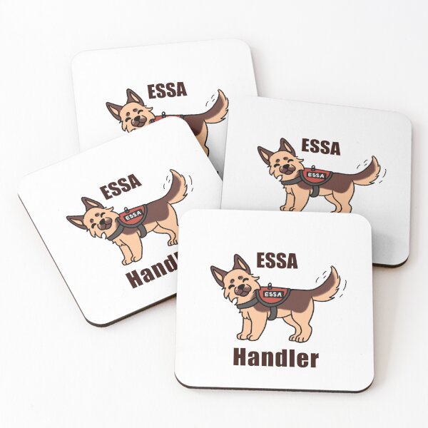 Item preview, Emotional Support Stuffed Animal Handler ~ German Shepherd designed and sold by ESSA Zone.