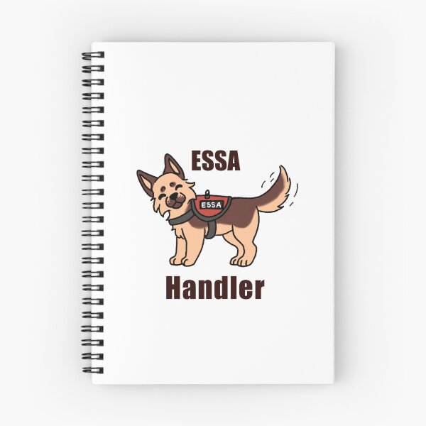 Item preview, Emotional Support Stuffed Animal Handler ~ German Shepherd designed and sold by ESSA Zone.