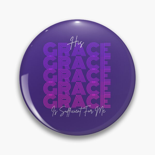 Item preview, HIs Grace Is Sufficient For Me - JSpirituality Motivational Quotes  - Father'S Day Gift Ideas- Purple designed and sold by Doiemacreations.