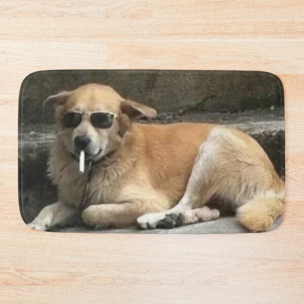 Item preview, A cool dog wearing sunglasses and holding a cigarette in its mouth designed and sold by Innercosmic.