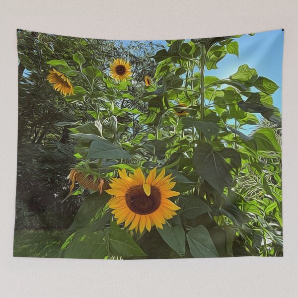 Item preview, Towering Sunflowers in the Garden designed and sold by The She Shed.