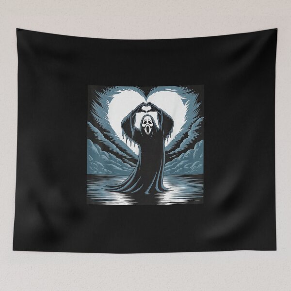 Item preview, Ghost Face Scream Funny Spooky designed and sold by Foxintheloart.
