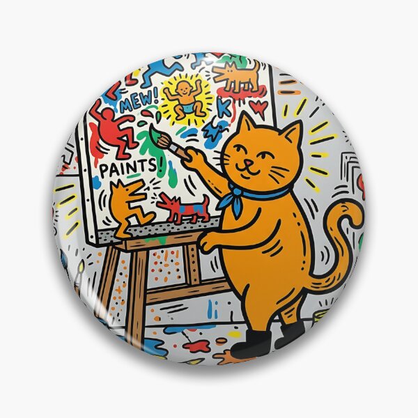 Item preview, British Shorthair Cat Painting Pop Art designed and sold by PictoVibe.