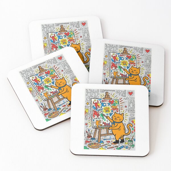 Item preview, British Shorthair Cat Painting Pop Art designed and sold by PictoVibe.