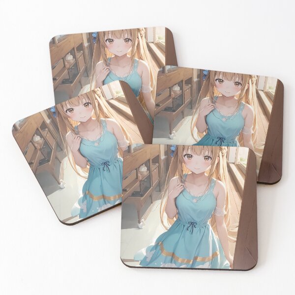 Item preview, Mahiru Shiina Angel Next Door Blue Dress Sunlit Smile designed and sold by BrianRayan.