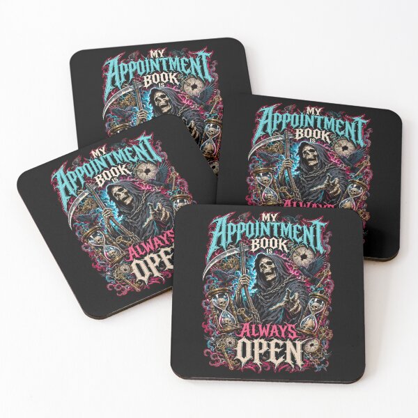 Item preview, Grim Reaper Always Open Appointment Book   designed and sold by Tong4130.