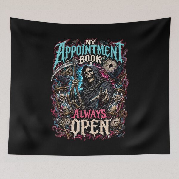 Item preview, Grim Reaper Always Open Appointment Book   designed and sold by Tong4130.