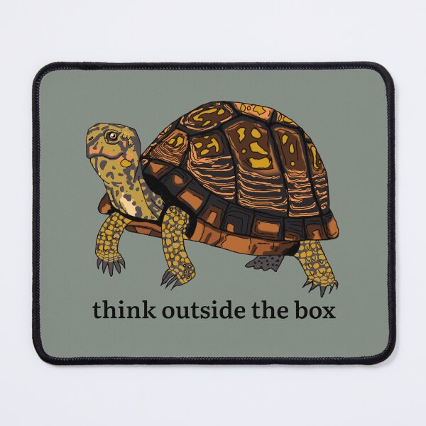 Item preview, Think Outside the Box Eastern Box Turtle designed and sold by E-B-Designs.