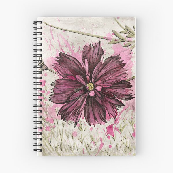 Item preview, Cranberry Double Cosmos Flower designed and sold by Acadianpurls.