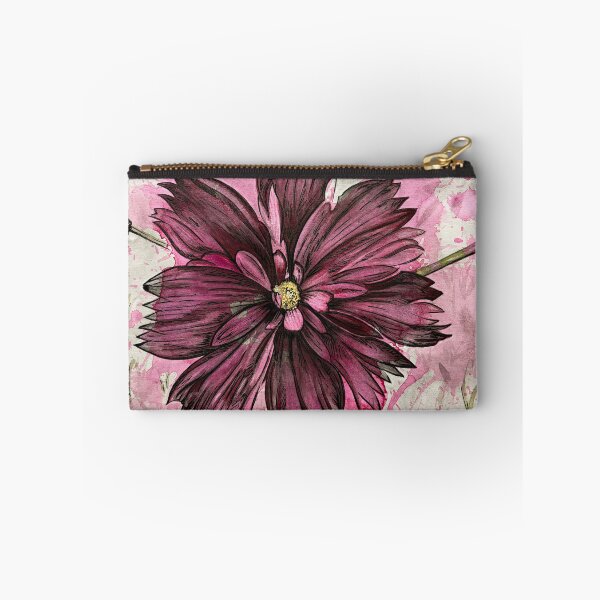 Item preview, Cranberry Double Cosmos Flower designed and sold by Acadianpurls.