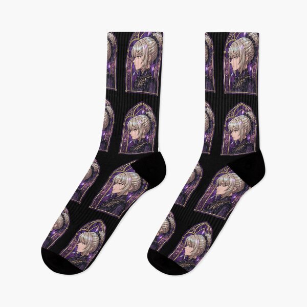 Item preview, Saber Alter Fate Stay Night Gothic Purple Stained Glass designed and sold by mildaclairmo.