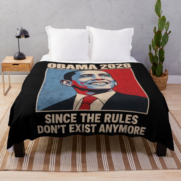 Item preview, Obama 2028 Since Rules Don't Exist Anymore Satire designed and sold by DreamPetal.