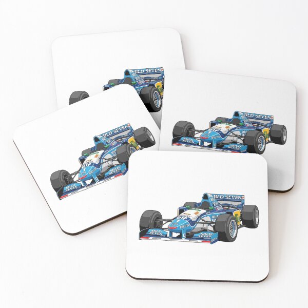 Item preview, 1995 Benetton B195 Renault Schumacher World Champion F1 Racing Car Illustration designed and sold by Motorline44.