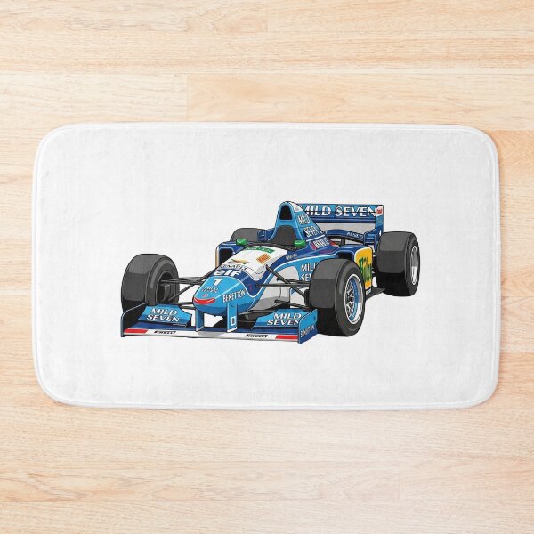 Item preview, 1995 Benetton B195 Renault Schumacher World Champion F1 Racing Car Illustration designed and sold by Motorline44.