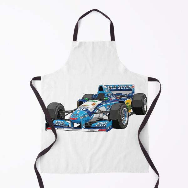 Item preview, 1995 Benetton B195 Renault Schumacher World Champion F1 Racing Car Illustration designed and sold by Motorline44.