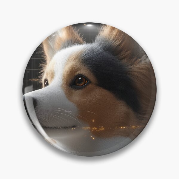 Item preview, Corgy dog cyber city loyal futuristic cute canine designed and sold by mildaclairmo.