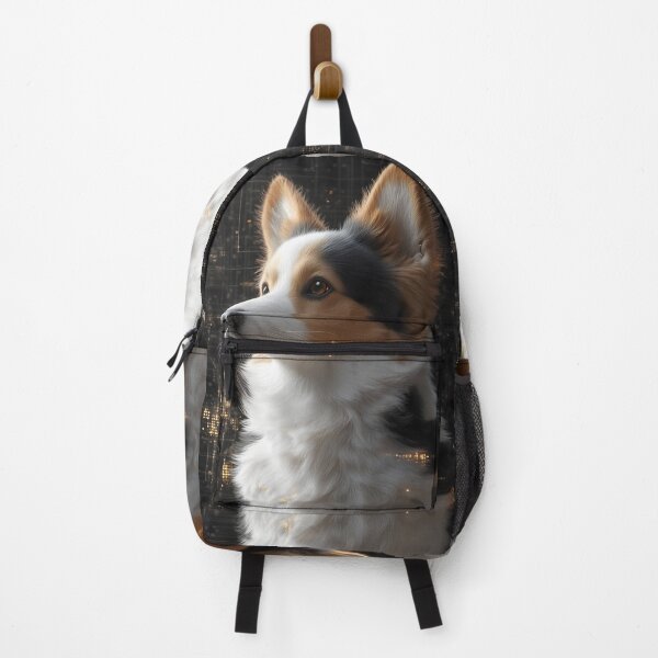 Item preview, Corgy dog cyber city loyal futuristic cute canine designed and sold by mildaclairmo.