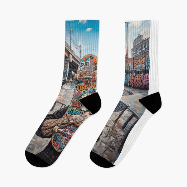 Item preview, Inner City Skateboarder Portrait Pop Art designed and sold by Home Decor Art.
