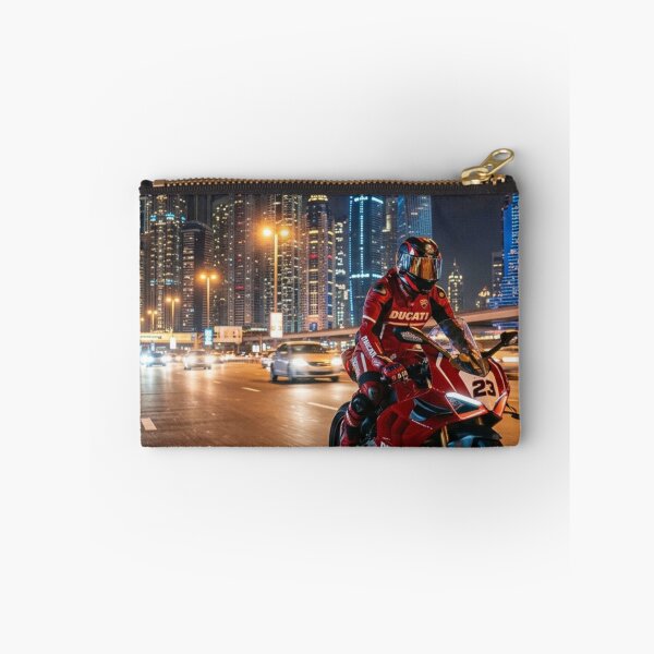 Item preview, Ducati Panigale Dubai Skyline Night Ride | Superbike Aesthetic designed and sold by AkilaCreations .
