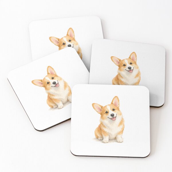 Item preview, Watercolor Corgi designed and sold by TessDoesStuff.