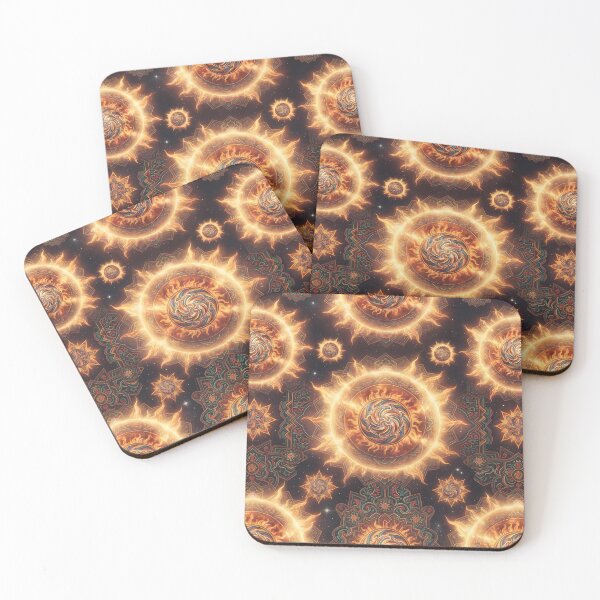 Item preview, Cosmic Dancheong Sun: Korean Traditional Seamless Pattern (Non-Overlap) designed and sold by SOOstudio73.