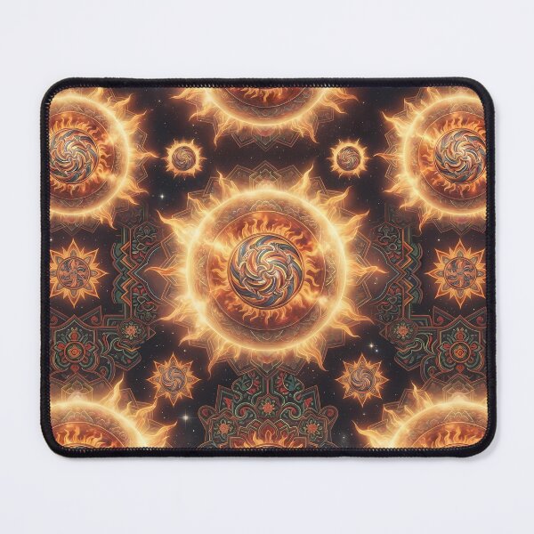 Item preview, Cosmic Dancheong Sun: Korean Traditional Seamless Pattern (Non-Overlap) designed and sold by SOOstudio73.