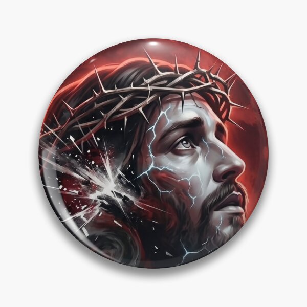 Artikelvorschau, Jesus Dornenkrone Blitzsplitter entworfen und verkauft von Humanliness.
