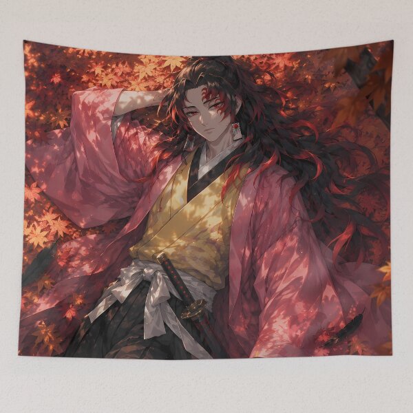 Item preview, Yoriichi Tsugikuni Demon Slayer Autumn Repose designed and sold by mildaclairmo.