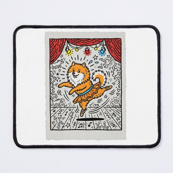 Item preview, Pomeranian Ballet Pop Art designed and sold by PictoVibe.
