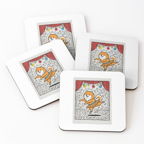 Item preview, Pomeranian Ballet Pop Art designed and sold by PictoVibe.