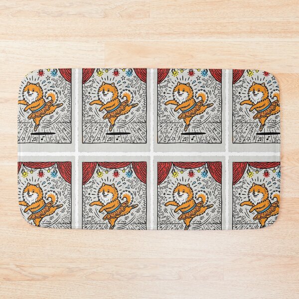 Item preview, Pomeranian Ballet Pop Art designed and sold by PictoVibe.
