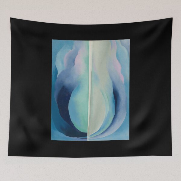 Item preview, Georgia Okeeffe Blue Potrait designed and sold by Foxintheloart.